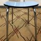 Ensemble de 2 chaises et 1 tabouret en formica