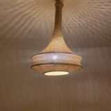 Handmade Crochet Lamp - Bohemian Handcrafted Lighting for Home Decor