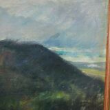 David Wallin (1879-1957), Romantic Painting , 1917, Oil on Canvas, Framed