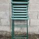 Set of 3 old folding garden chairs