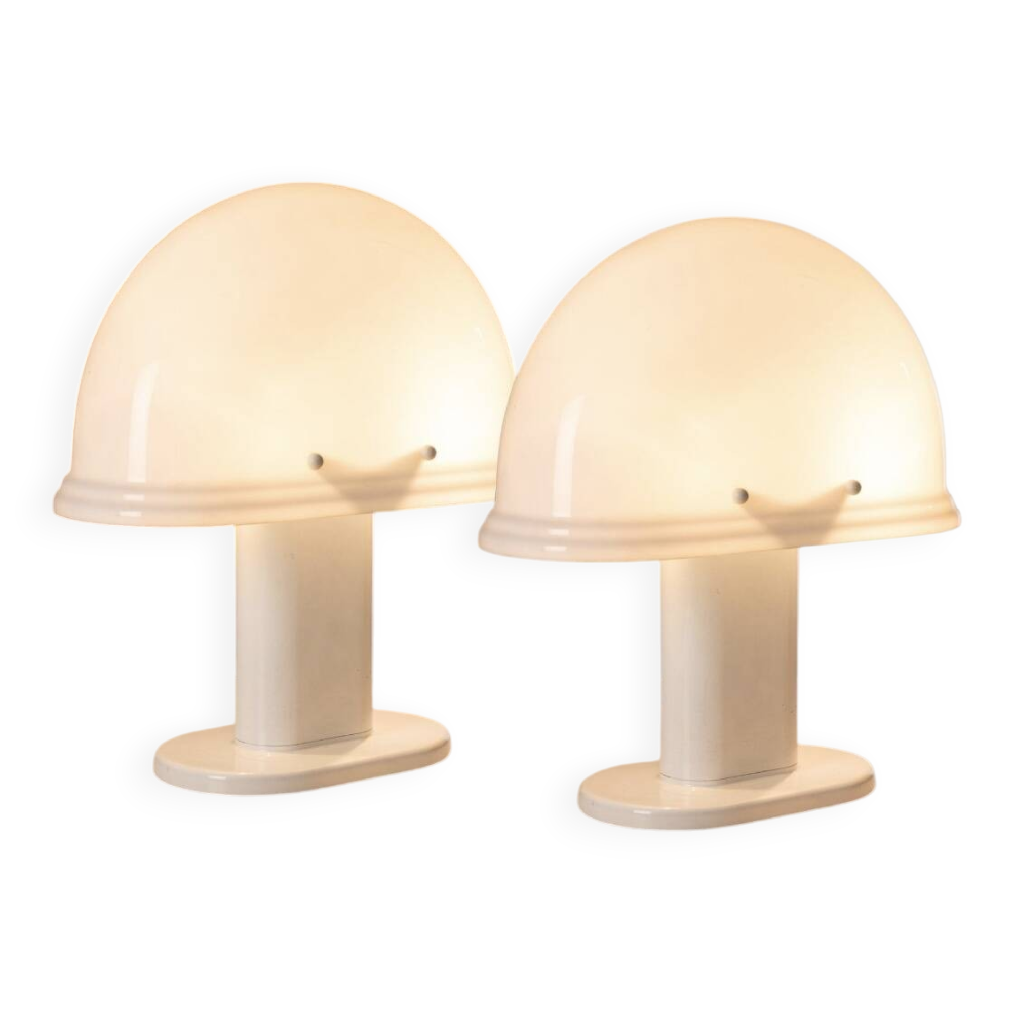 2x Rodolfo Bonetto lamps model 4054 produced by IGuzzini