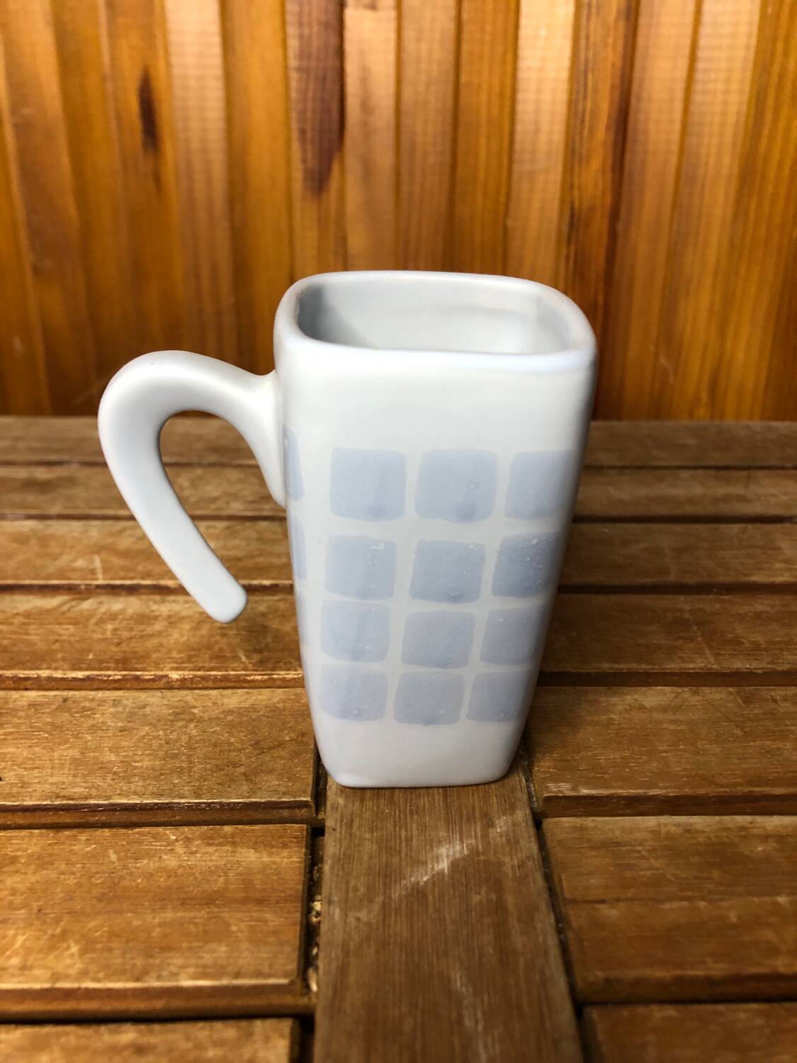 Series of 5 cups broste copenhagen vintage blue ceramic #a513