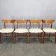 Set of 4 Danish Teak Dining Chairs by Schionning & Elgaard, 1960s