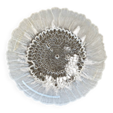 Antique crystal presentation plate