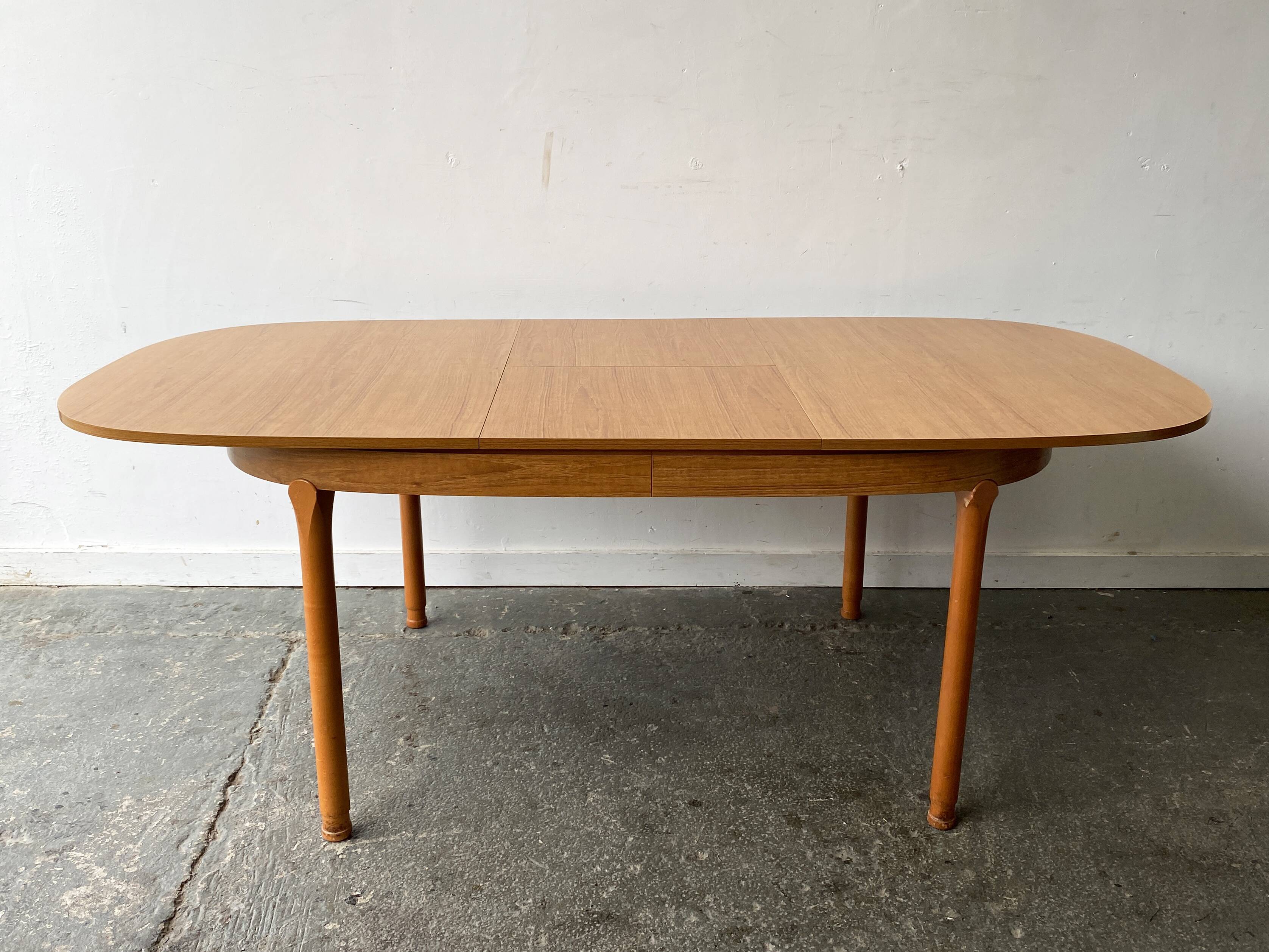 Mid-Century large dining table by Schreiber Furniture
