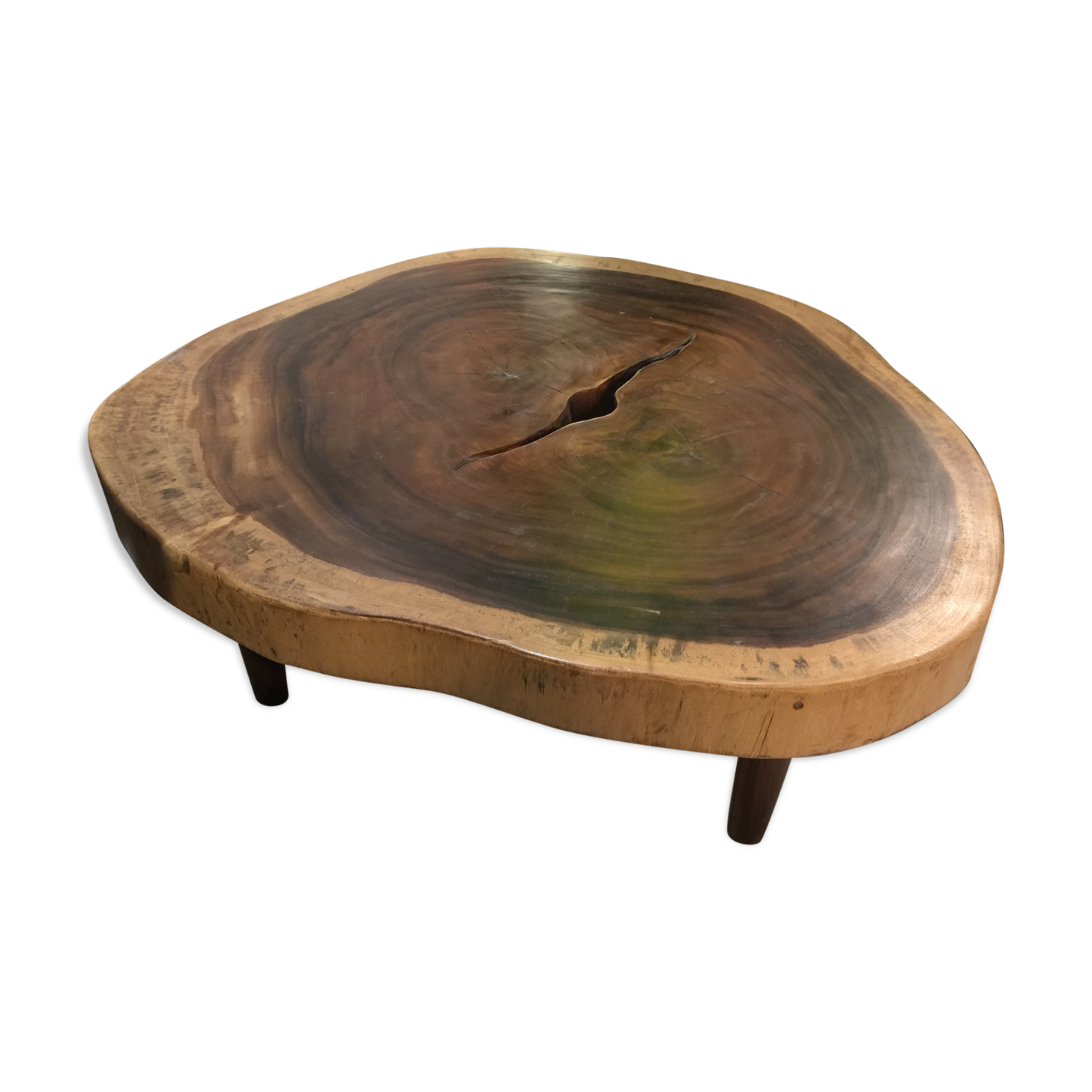 1960 wooden coffee table