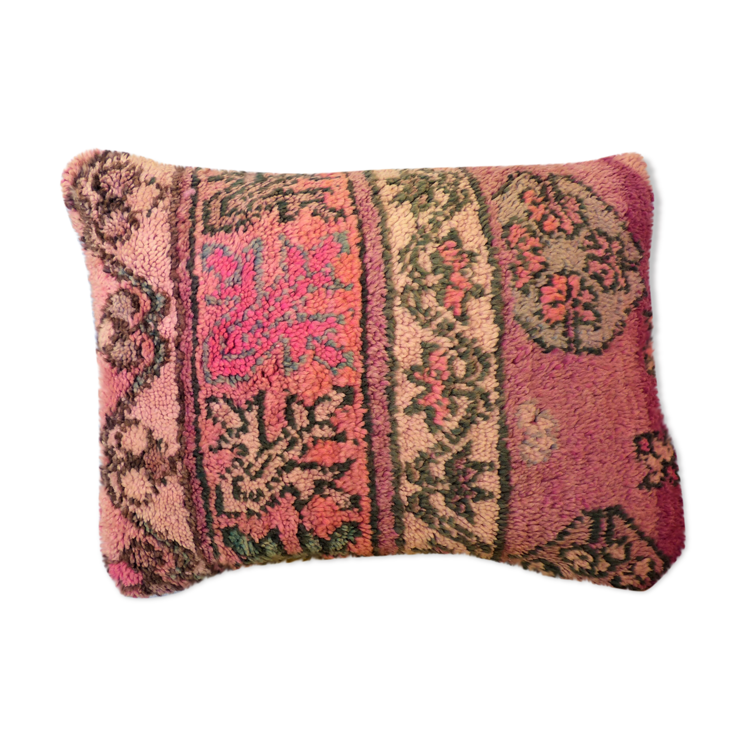 Coussin boujaad rose coussin berbère 60x45 cm