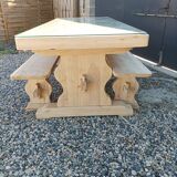 Monastery table with 2 benches