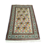 Ancient oriental carpet handmade 135 x 81cm