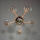 Venetian chandelier made of Murano glass, 5 light arms, circa 1920