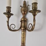 Louis XVI style bronze wall lamp