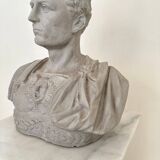 Italian Bust of Caesar in Plaster and Fiberglass, 1960