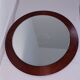 Miroir scandinave vintage en palissandre, années 1970