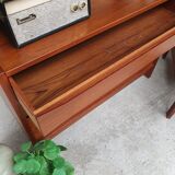Vtg Mid Century Danish Chest Drawers Wall Unit Media Cabinet Room Divide  #530