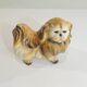 Vintage 1970s ceramic Pekingese dog, decorative figurine, statue.