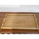 Vintage 60s rattan serving tray