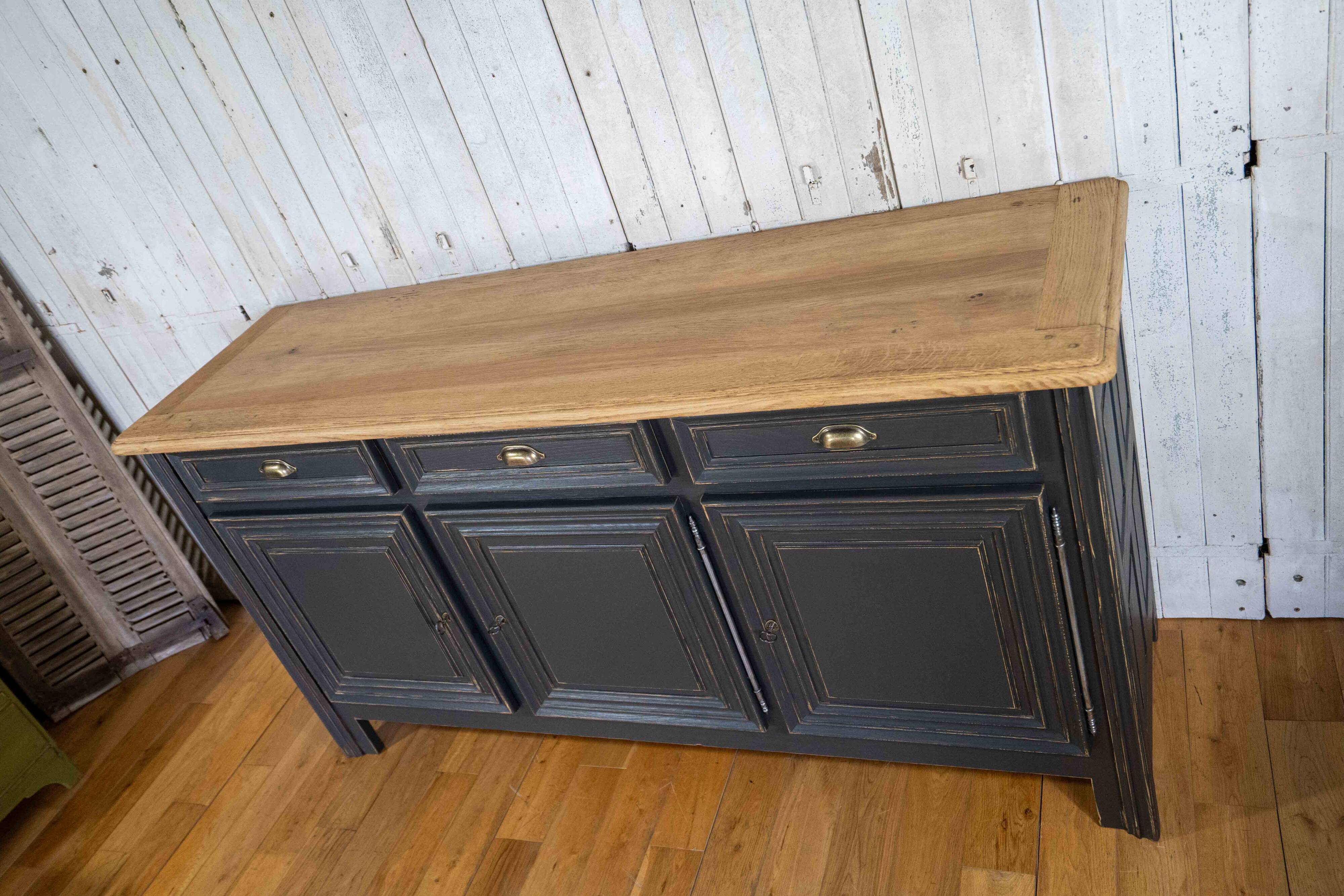 Restored solid oak enfilade