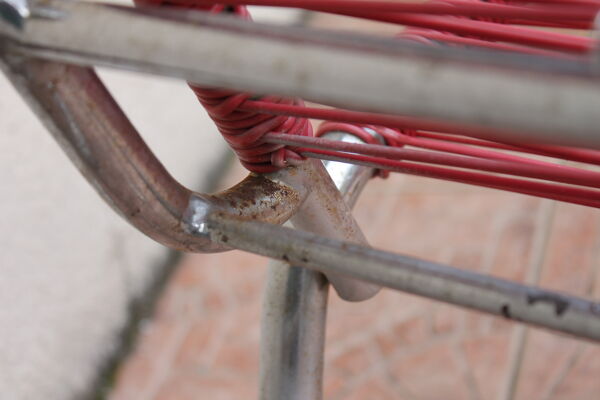 Fauteuil scoubidou inclinable