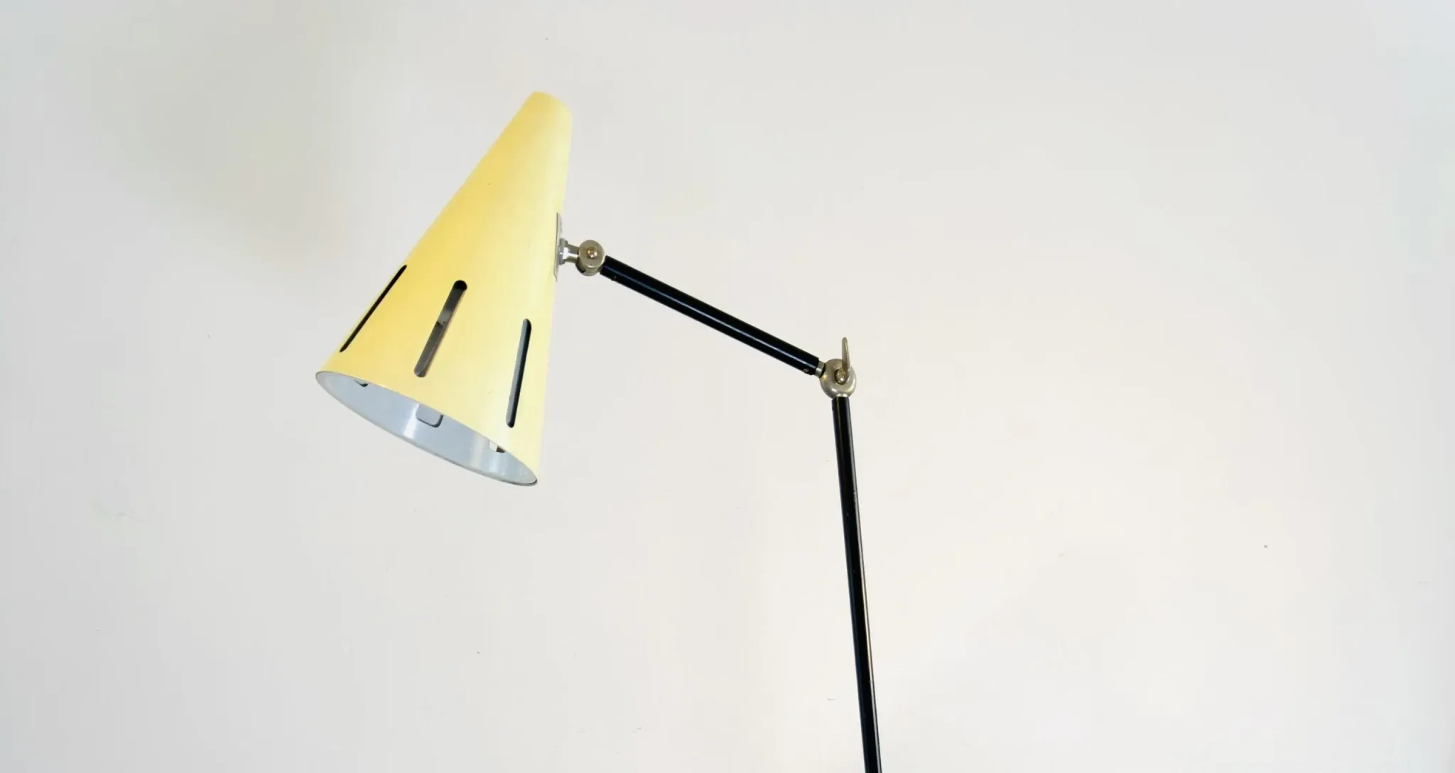 No. 12 Sun Series (Zonneserie) Floor Lamp By H. Busquet For Hala Zeist, The Netherlands, 1950S