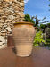 Ancient terracotta pottery jar