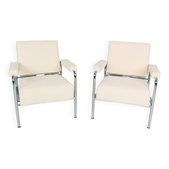 2x Fauteuil Wagon Fumoir LC 13 Le Corbusier, 1931