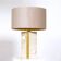 Vintage travertine table lamp attributed to Fratelli Mannelli, Italy, 1970s