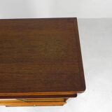 Art Deco display cabinet with sliding glass doors