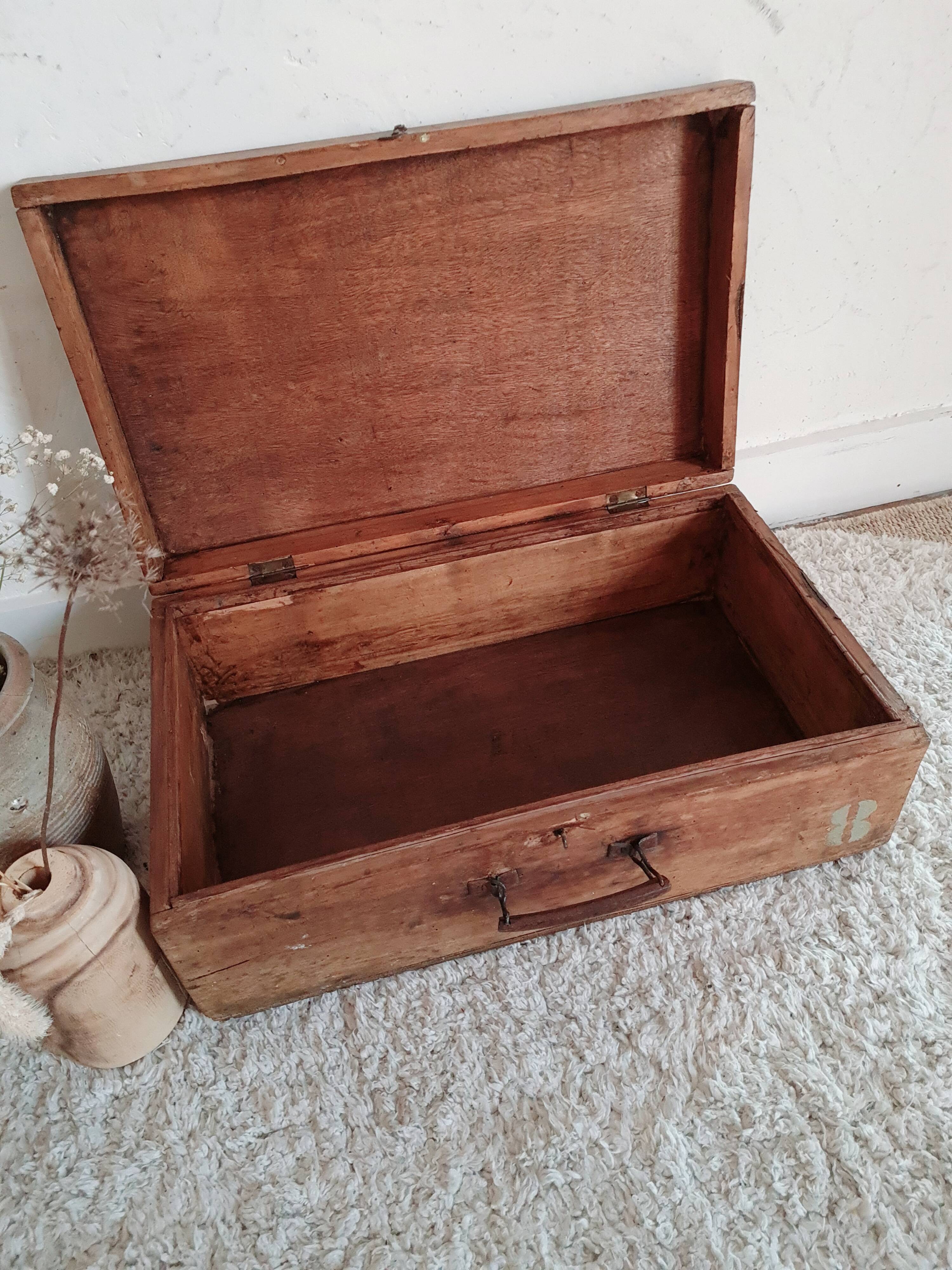 Old wooden box