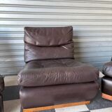 Chauffeuse cuir Roche Bobois