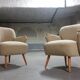 Paire de fauteuils vintage année 50 danois