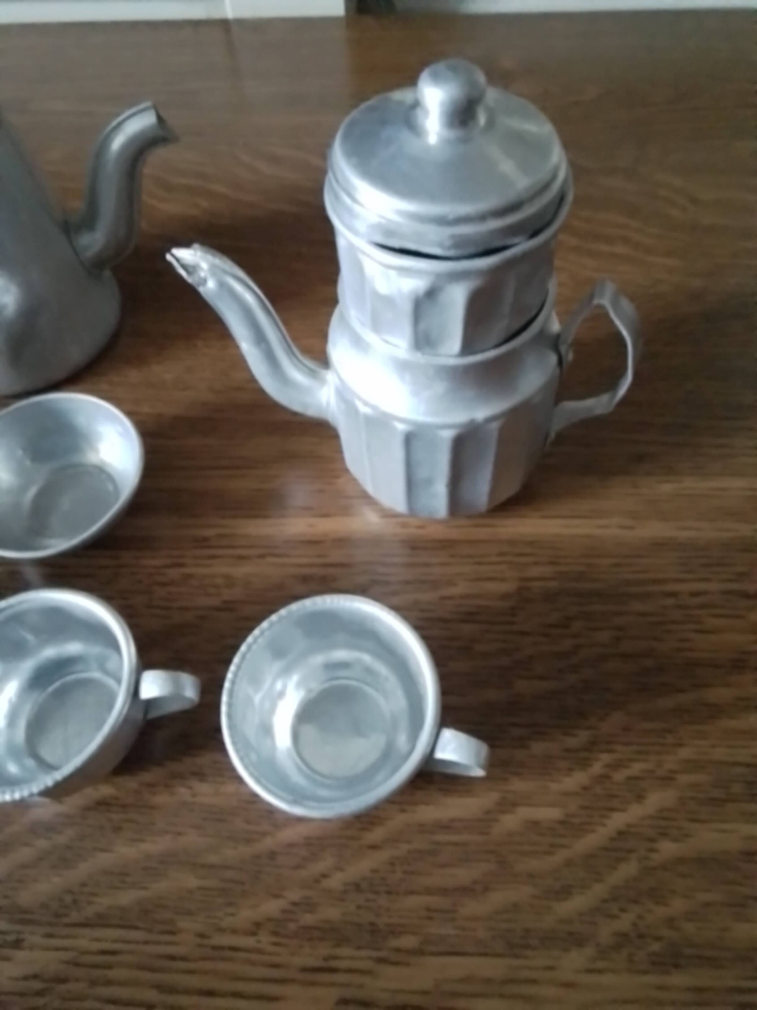 Vintage aluminum dinette set