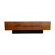 Mid century modern sideboard credenza brazilian rosewood veneer