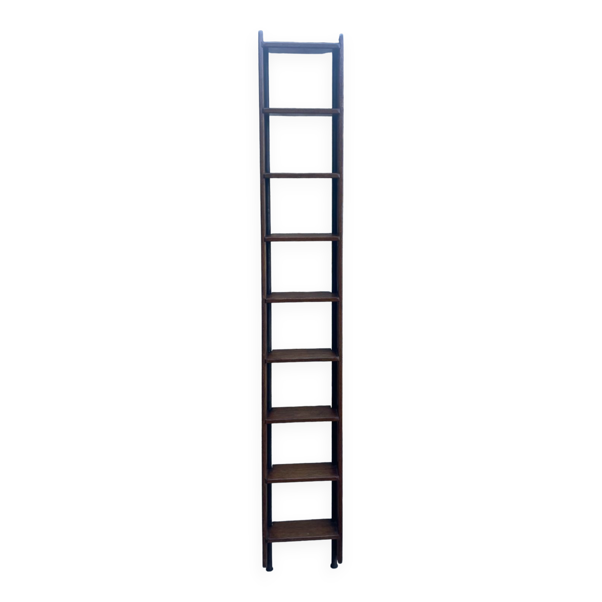 Wooden and iron boat ladder