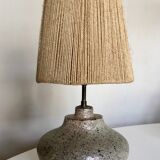 Lampe de grès Accolay 70 abat jour de corde