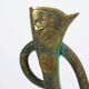 Brutalist Bronze Vase with the Twelve Signs of the Zodiac