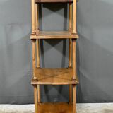 Small solid walnut shelf unit – 1900