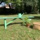 Wooden bench