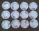 Set of flat and deep plates Haviland Limoges 19th century