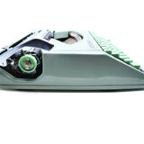 Green lime leaf typewriter hermes
