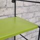 Scandinavian apple green and English green shelf h70x70x23cm