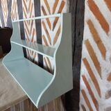 Vintage green wood shelf