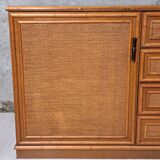 Sideboard sideboard Dal Vera wicker bambu style