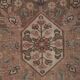 Vintage Handknotted Turkish Unusual Rug with Floral Border 4'5" X 6'4"