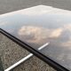 Vintage glass coffee table