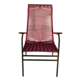 High back scoubidou armchair
