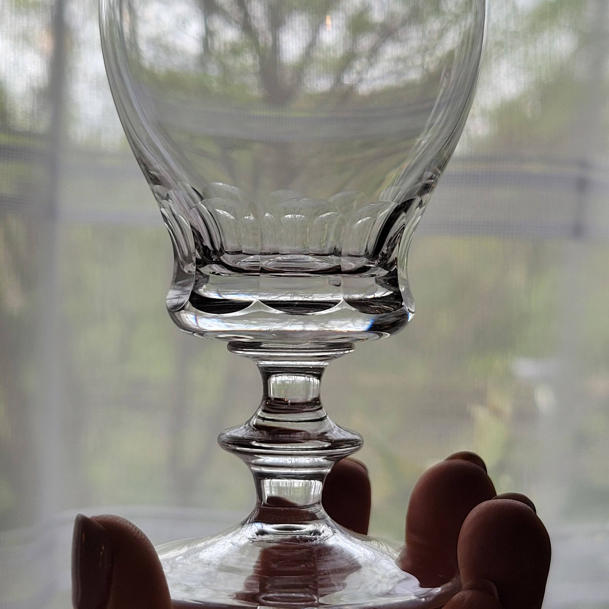 6 Antique Baccarat Cut Crystal Port or White Wine Glasses?