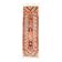 1970s Vintage Turkish Hand-Knotted Wool Cotton Orange Runner Rug 86x288