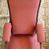 19th century Voltaire rack and pinion armchair in walnut