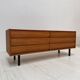 1960s vintage mid-century walnut low sideboard / credenza