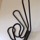 Black Ikea Vintage 1980s Memphis Style Coat Hook